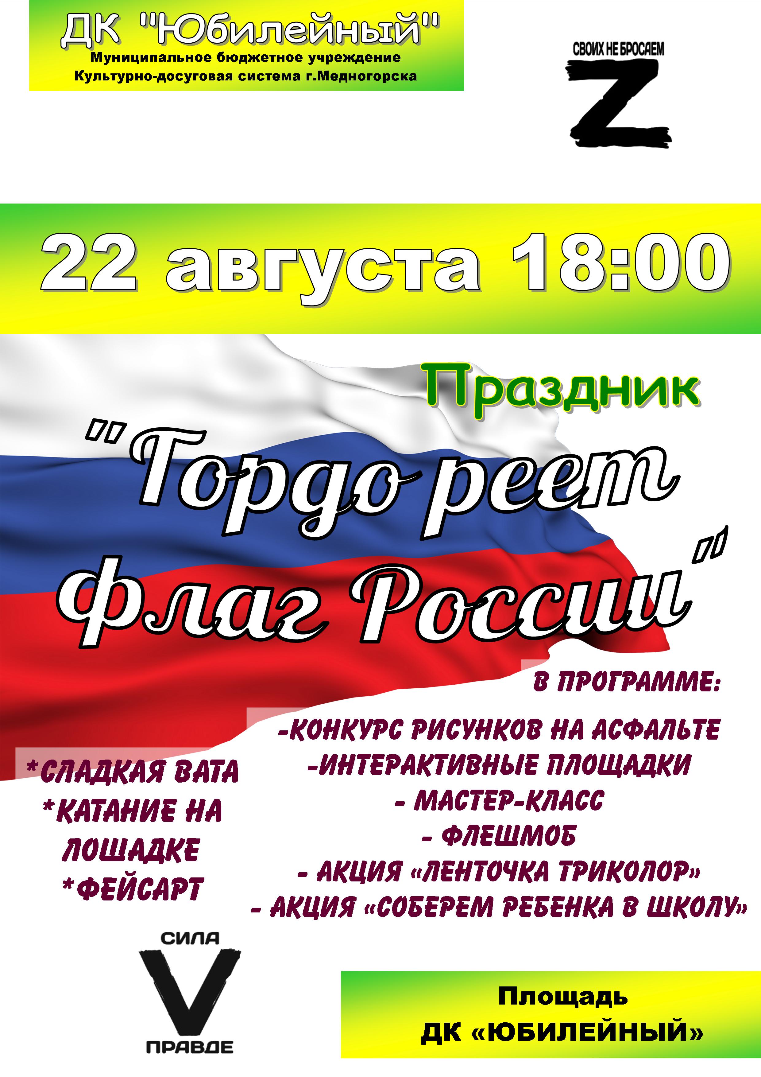 афиша деньфлага в333
